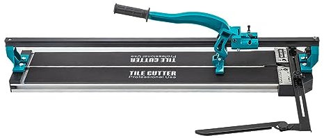 Manual Ceramic Tile Cutter 800mm 31Inch Single Track Laser Positioning for Cutting Porcelain Floor Tiles Granite Limestone for DIY Enthusiasts