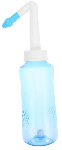 Ipetboom Limpiador Nasal Portátil de 300ml Diseño Manual para Limpieza Nasal Profunda Adecuado para Adultos y Niños en Kit de Enjuague