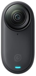 Insta360 GO 3S Camera Only (No Action Pod/Charger Included) - 64GB Black, 4K Portable Vlogging Camera with Stabilization, 140 Min Battery, Waterproof, Apple Find My & Mountable Design for POV Shots