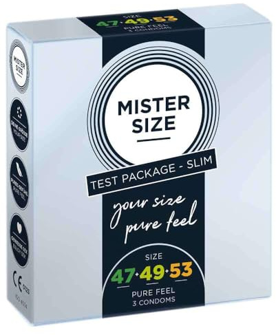 MISTER SIZE Probierpackung 47-49-53 Kondome 3 St