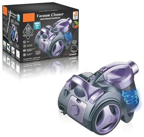TS TAC-SKY Aspirapolvere Portatile E Potente For La Casa Con Riavvolgimento Automatico Del Cavo(Purple)