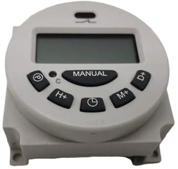 Temporizador de ciclo pequeño digital L701, interruptor de control de tiempo con microordenador, interruptor de tiempo pasivo de 12 V, 24 V, 220 V y 110 V, contador de minutos de 7 días.(12V)
