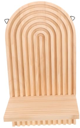 Healifty Portacandele da Parete in Naturale Supporto per Candele e Profumi Mensola da Parete Sospesa per Decorazioni Festive e Aromaterapia Facile da Installare e Pulire per Soggiorno e