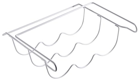 POPETPOP Refrigerator Storage Rack White for Beer and Wine Practical Fridge Organiser Craft Shelf Drinks Holder for Shelf in Kitchen