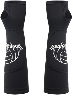 Zxfdsfdbnm Elastische Armstulpen, Stoßdämpfung, athletische Armschützer, Volleyball, Unterarmschutz, Wickel für Volleyball, Basketball, verdickt, Anti-Kollisions-Handgelenkschoner