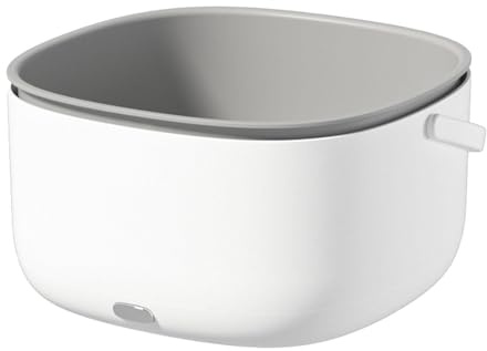 Purificateur de fruits – Panier à linge de 25,4 cm, nettoyant double couche, gadget de cuisine sans fil | Vaisselle professionnelle pour un nettoyage sain des légumes plus et un soin hygiénique