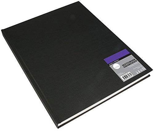 Daler-Rowney Simply, Cuaderno esbozo, Grano medio, 100gsm, Tapa dura, A3 29.7x42cm, Blanco Suave, 54 hojas