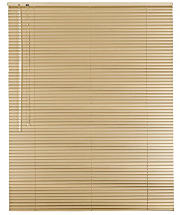 Original Easy-Shadow Aluminium Jalousie Jalousette Breite 60 x 200 cm Höhe in Farbe beige - Bedienseite links - Fensterjalousie Jalousien Alu-Jalousien Alu-Jalousetten Fenster Rollo Lamellenbreite 25 mm Lamellen / Maßanfertigung
