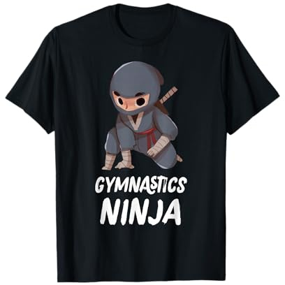 Gymnastics Ninja Boy Funny Sport T-Shirt
