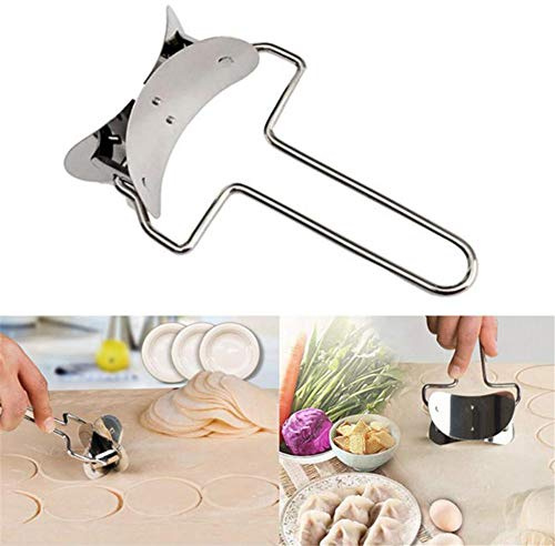 DUBENS Teig Wraper Presser Knödel Maker Mold Hohe Qualität Edelstahl Küche Kochen Gadgets Knödel Haut Werkzeug