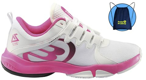 Bull padel Zap.Bullpadel Flow Hybrid Fly 21, Scarpe da Paddle Unisex, Adulto Bianco Size: 42 EU