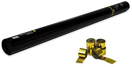 EUTOPICA Cañón Serpentina Brillo Manual 80 cm (Dorado) | 24/48H laborables | #DeLosBuenos