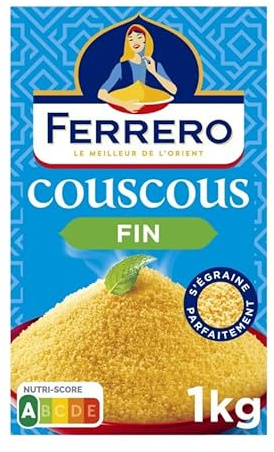COUSCOUS FIN 1KG, FERRERO, LOT DE 4