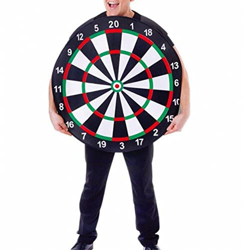 Erwachsene Männer Großer Runde Dart Board Kostüm Cosplay Lustiges Spiel Halloween Party Kostümschwamm Anzug