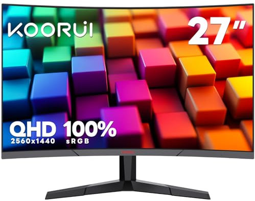 Koorui 24N1A Monitor PC 61 cm [24] 1920 x 1080 Pixel Full HD Nero (Koorui 24N1A 24' VA Full HD 1920 x 1080 Business Monitor)