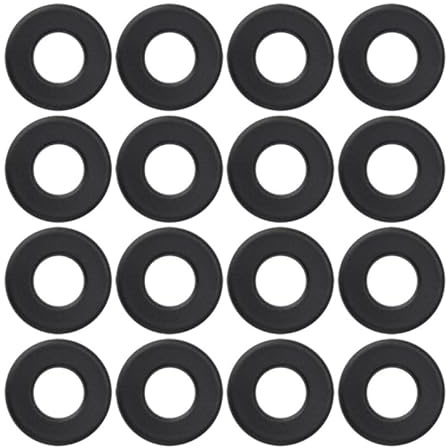 BESPORTBLE 16st PVC-unterlegscheiben Blacklig Abstandsdichtung Noir Kickermaschine Blackstom Einfache Designs Ersatz Fußball