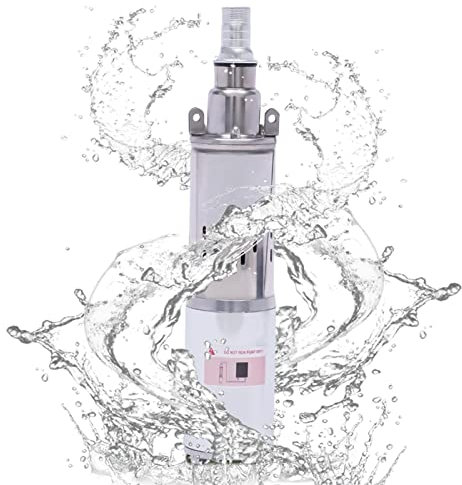 Tiefbrunnenpumpe Edelstahl Solar Tauchpumpe H Brunnenpumpe Tiefbrunnen-Tauchpumpe Wasserpumpe Solarbetrieben für brunnen garten Bewässerung Industrie Landwirtschaft