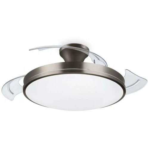 Philips LED Atlas DC Fan ceiling 28W+35W TW Nickel