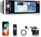 1 Din 5.1'' Autoradio mit Drahtlos Carplay und Android - 5,1 Zoll Bildschirm Radio - Mirror Link Lenkradsteuerung FM BT 7 Farbe Hintergrundbeleuchtung + Mic&Bankup Kamera