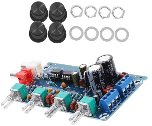 Homoyoyo Digitales Verstärkermodul Xh-m164 mit Einstellbarem Klang Niedrigem Rauschen und Lautstärkeregelung für Audioaufnahmegeräte mit Pcb und Abs Material