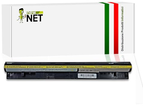 new net - Batteria L12S4Z01 Compatibile con Lenovo Ideapad S410 (Type 80BJ, 20301), S415 (Type 20307, 80BX), S415 Touch (Type 80CK, 20319) [14.4-14.8 V - 38 Wh]