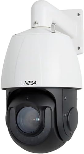 SUNBA 5MP High Speed POE + AI IP PTZ Camera, 96X Zoom Security Dome, Deep AI, Intelligent Auto Tracking, RTMP Transmission, Up to 1500 Feet Night Vision (P848, Series