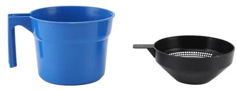 Tazza con Filtro per il Latte da 500 Ml, Riduzione del Rischio Ad Alta visibilità, Facile da Pulire, Tazza con Filtro per il Latte Piccola e Leggera, Compagna di Viaggio per la