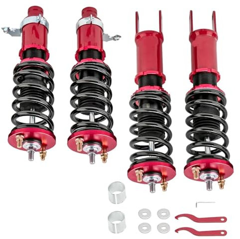 SQOFJGIGN Ammortizzatori Auto Coilovers per Civic CRX per Acura per Integra Kit Abbassamento delle Sospensioni Ammortizzatori Regolabili in Altezza Montanti Sospensione Pneumatica