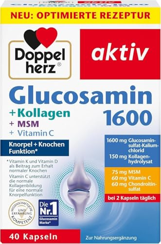 Doppelherz Glucosamin 1600 + Kollagen + MSM + Vitamin C
