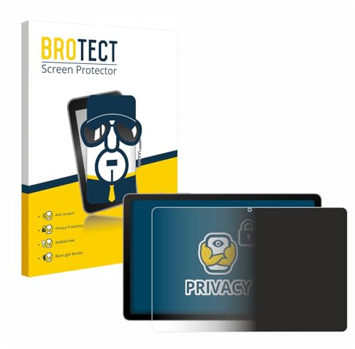 BROTECT Blickschutzfolie für Samsung Galaxy Tab S10 Lite | Anti-Spy Displayschutz Made in Germany Tablets Privacy Screen Protector Sichtschutz Blaulichtfilter Klare Folie