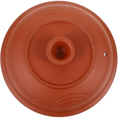 JECOMPRIS Coperchio in Ceramica per Pentola di Terracotta Resistente e Facile da Pulire per Casseruola e Zuppiera Foro di Ventilazione per Cucina Domestica