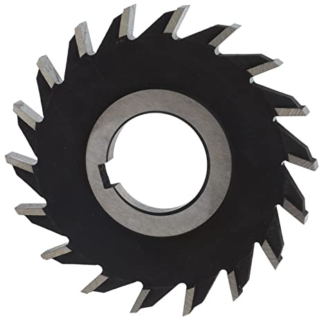 Fresa a 18 denti Disco per fresa in acciaio ad alta velocità Diametro 100 mm Per la lavorazione piana e la lavorazione dei metalli Utensile taglio durevole e preciso