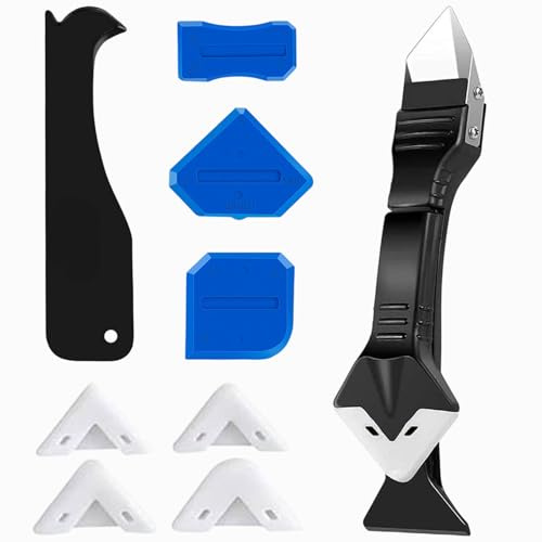 Silikonentferner Werkzeug Set,Silikonentferner Werkzeug,Silikonfugen Entfernen,Silicone Remover Tool,Silikon Abzieher,Für Silikon Bad Tool Entferner,Einstellwerkzeug Fenster