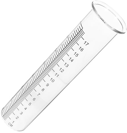 CALLARON di Ricambio per Misurazione Pioggia per Pluviometro in Vetro Borosilicato Alta Capacità, Resistente e in Giardino e Agricoltura