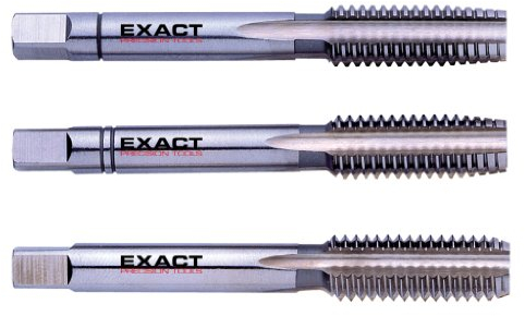 EXACT 30107 Handgewindebohrer Satz M12 HSS DIN 352