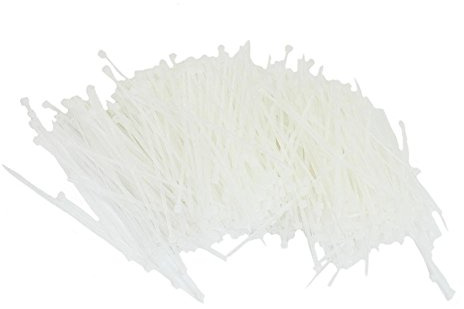 100 x White Cable Ties 100Mm X 2.5Mm Zip Ties