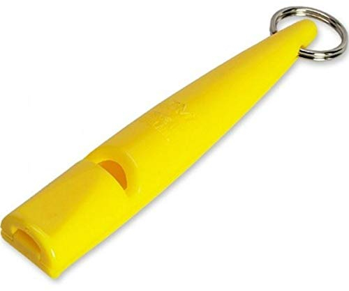 Acme Hundepfeife No. 211,5 | Original aus England | Ideal für die Hundeausbildung | Robustes Material | Genormte Frequenz | Laut und weitreichend | gelb