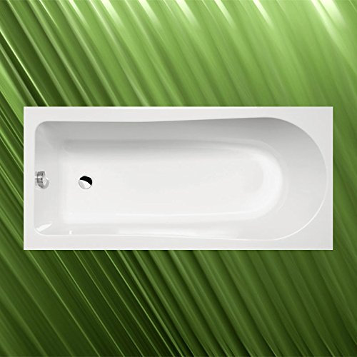 Badewanne LISA 160x70x47cm mit Styroporträger und Ablaufgarnitur/Sifon