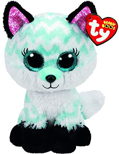 TY UK Ltd 2007528 Atlas Fox Beanie Boo Medium Plüschtier, Multicoloured, 24 cm