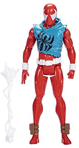 Marvel Spider-Man: Across the Spider-Verse Scarlet Spider-Spielzeug, Actionfigur von 15 cm mit Zubehör, Spielzeug für Kinder ab 4 Jahren