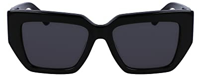 Calvin Klein Jeans Women's Sunglasses CKJ23608S - Black with Solid Grey Lens