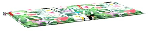 vidaXL Cuscino Panca da Giardino Multicolore 120x50x4cm Tessuto Oxford