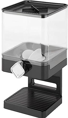 Evvmnaks 3.7L Grain Dispenser Tank Cereal Machine Food Cans Storage Box Home Kitchen Jars Tools