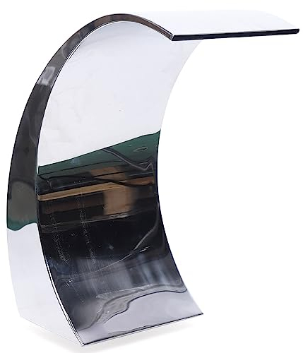 Fontaine de piscine en acier inoxydable - Douche cascade - 30 x 60 cm