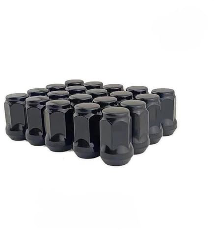 20 Stück Radmuttern Mit Geschlossenem Ende, Ausbuchtung, Radmuttern M12 X 1,25, M12 X 1,5, M14 X 1,5, 1/2–20 Zoll, Sechskant 19 Mm, Höhe 35 Mm, Radschrauben, Muttern, Stehbolzen Radnabenmuttern ( Colo