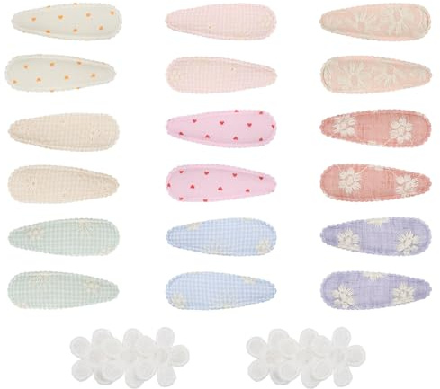 AWOXIHJ 20 Pezzi Mollette per Capelli Bambina, Colorato Fermagli Capelli, Set di Ragazze Clip per Capelli, Tornante Multicolore, Antiscivolo Fermagli per Capelli per Ragazza Piccola