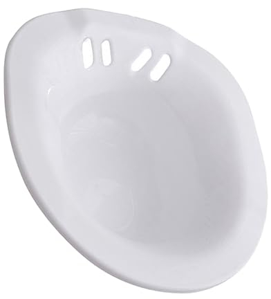 HAPINARY Toiletteneinsatz für Sitzbäder aus Kunststoff Platzsparend Passend für Toiletten für Schwangere und Wochenbettpflege