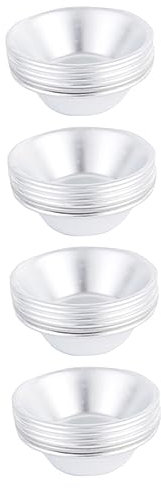 Alipis Backform Aus Edelstahl 25 Stück Multifunktions Tarteform Geleeform Puddingform Backzubehör Für Haushalt Mit Gleichmäßiger Wärmeverteilung Und Leichtem Design