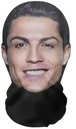Palmer Tech Ronaldo Sheisty skidmask - rolig kändis balaklava present svart, Svart, one size
