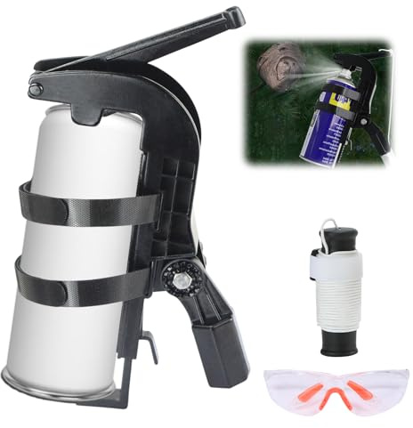 Rallonge de bombe de pulvérisation, adaptateur de barre de pulvérisation réglable, adaptateur pour spray anti-guêpes, spray d'abeille, extensions de bombe aérosol pour peinture en extérieur, nettoyage